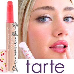 Tarte Maracuja Juicy Lip Plump Balm - Cherry Crush- Pink With Cherry Scent